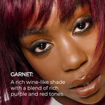 XMONDO Garnet hair mask texture and rich burgundy pigment