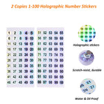Transparent nail sample tips organized on a silver split ring.