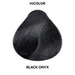 Back profile of L'Oreal HiColor permanent creme showing conditioning ingredients and fade resistant technology.