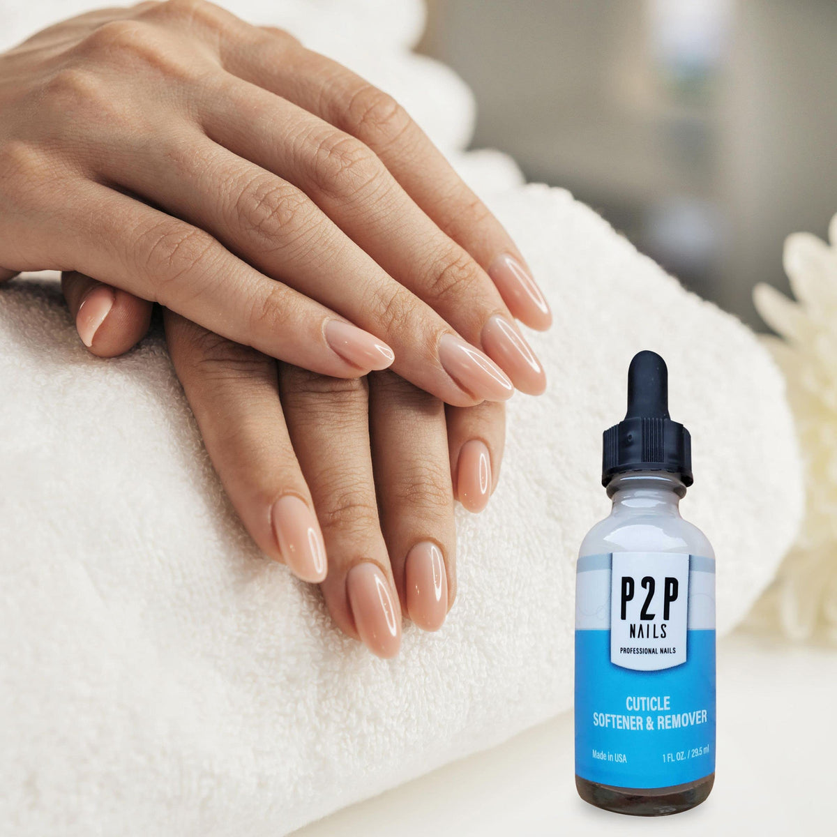 P2P Nails cuticle remover for salon and home use