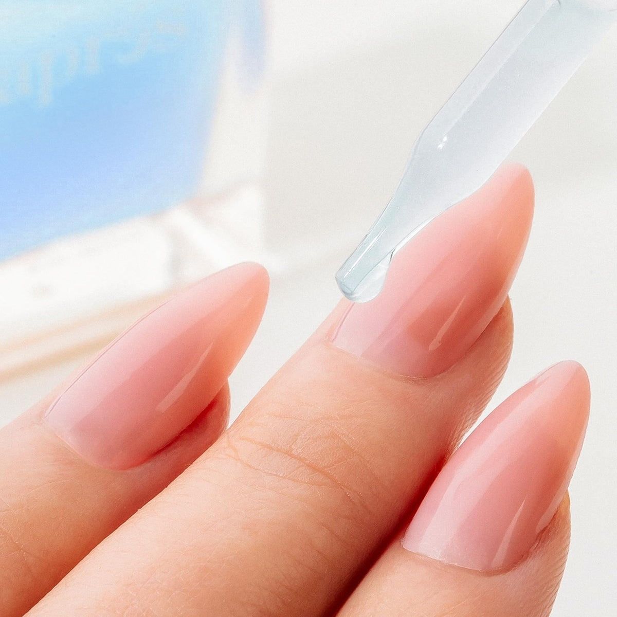 Close up of Apres nail cuticle oil texture