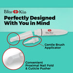 Bliss Kiss refillable pen isolated on white background