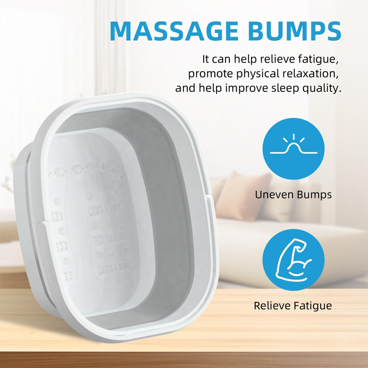 ZhanHao foot spa setup with disposable liner