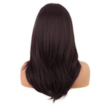 Interior view of the adjustable inner net cap and secure buckles on the MapofBeauty shoulder length wig