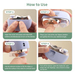 Kiwtreby 3-in-1 nail care set with polishing feature