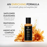 Back label details of Philip B volumizing cleanser with directions and ingredients list