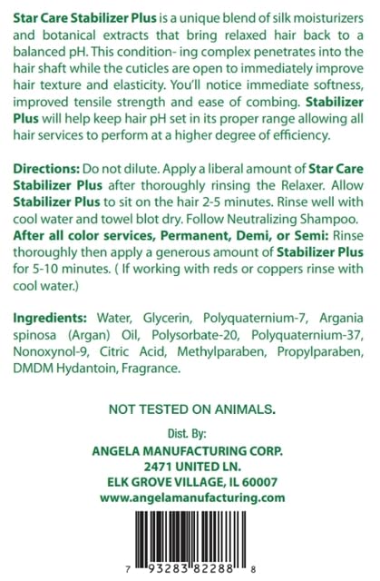 STAR CARE deep penetrating foaming action after relaxer treatment pack of two bottles.