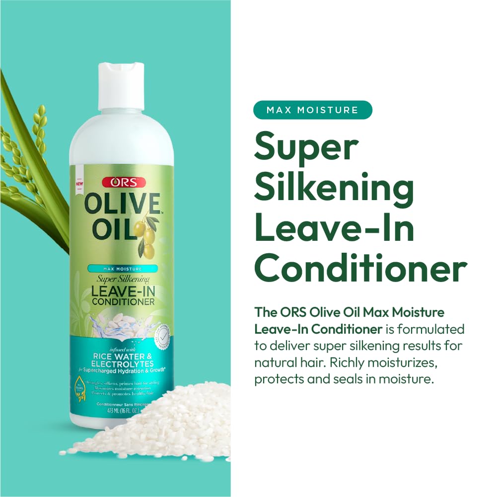 ORS moisturizing hair lotion for detangling and softening dry hair strands
