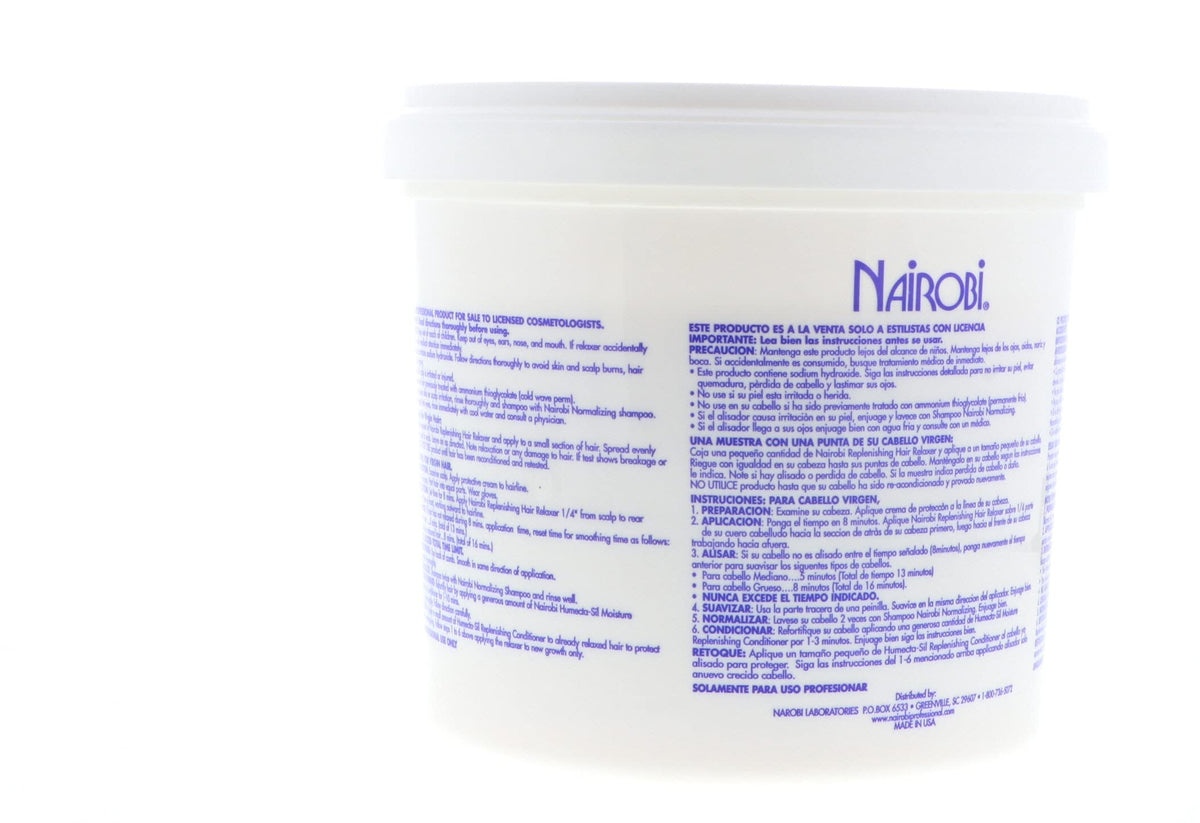 Imported USA Nairobi replenishing relaxer regular strength formula cream