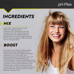 pH Plex hair care treatment sachet showing molecular bond repair benefits