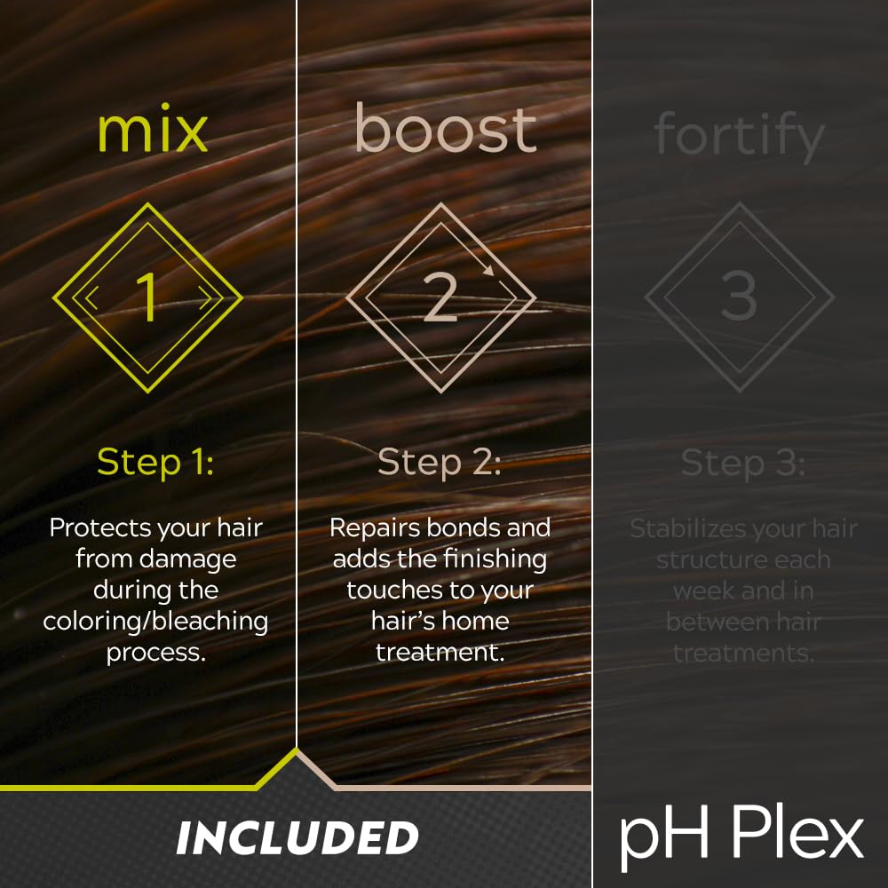 pH Plex 3D bond repair treatment sachet for coloring and bleaching protection