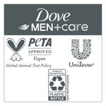 Side profile of Dove Men Plus Care dandruff defense hair product