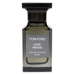 Side profile of Tom Ford Oud Wood spray bottle