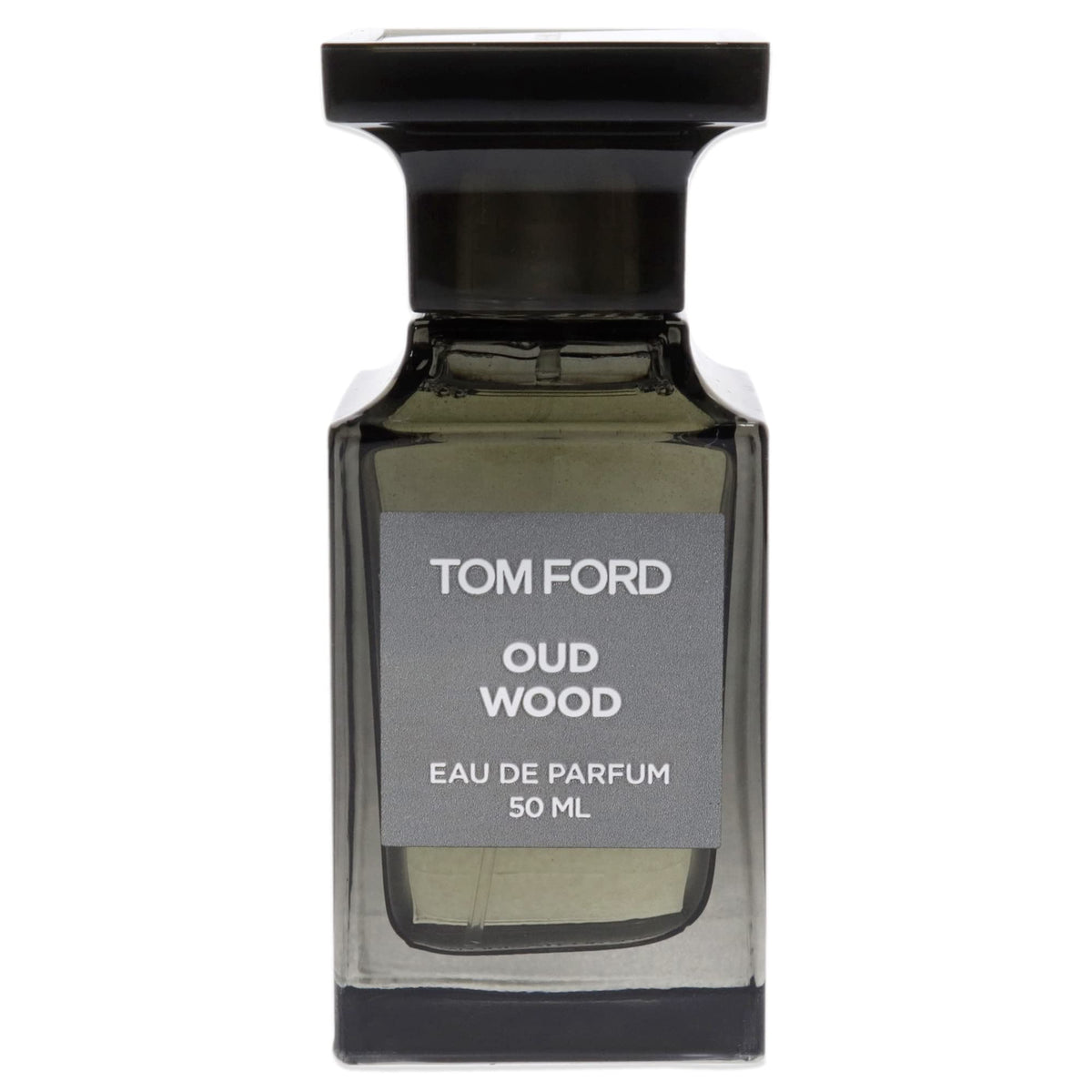Side profile of Tom Ford Oud Wood spray bottle