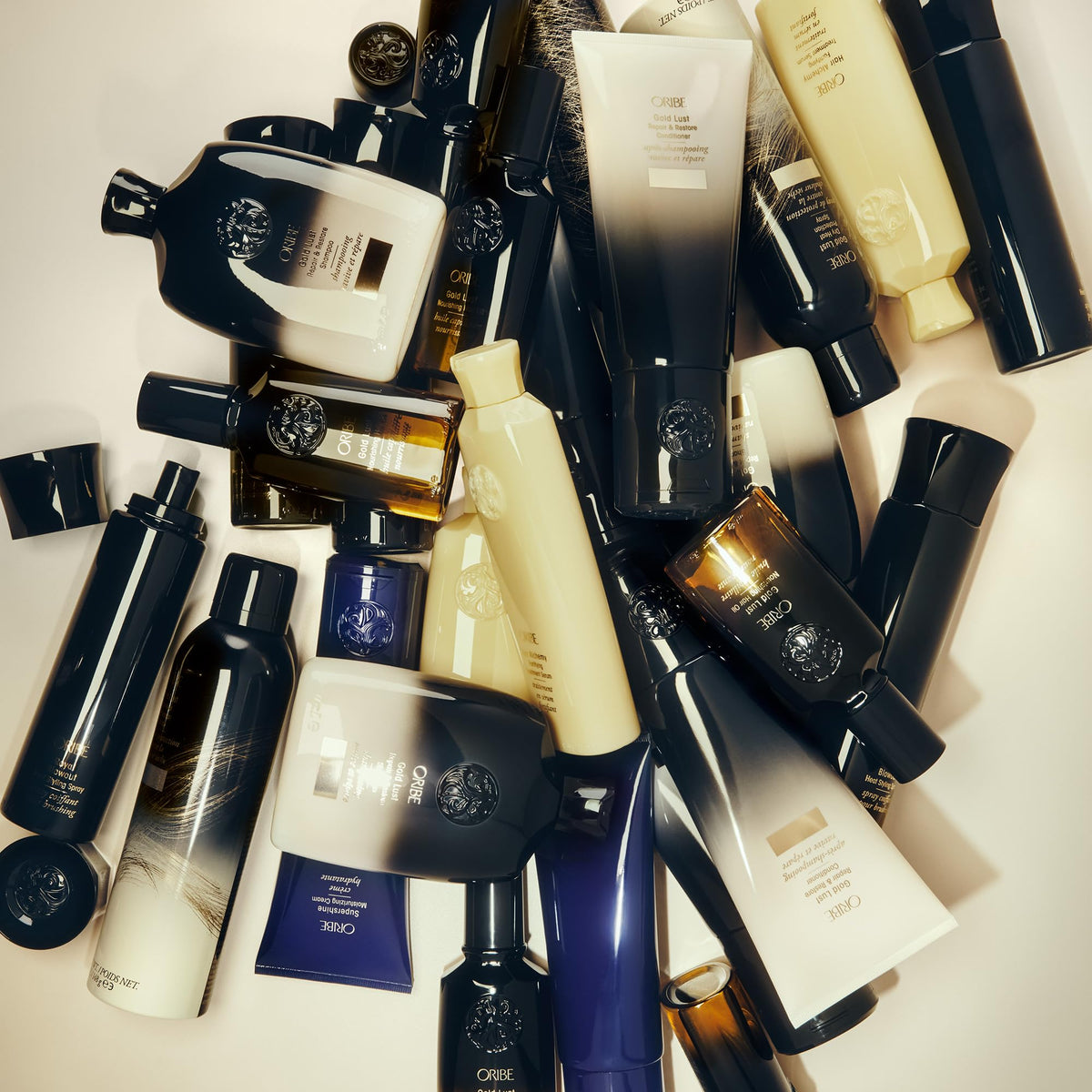 Oribe Gold Lust Repair And Restore packaging top cap and seal verification.