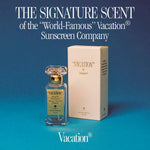 Vacation Beach Coconut Perfume close up of the distinctive crystal cut cap