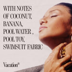 Authentic Vacation EDT bottle showing the fluid clear liquid inside