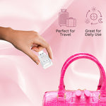 Side view of Miss Dior Blooming Bouquet collectible splash bottle packaging