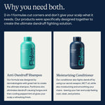 Flakes two percent pyrithione zinc shampoo bottle showing clear product label details.