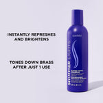 Clairol Shimmer Lights salon grade violet toning formula for gray and highlighted hair care