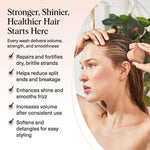 Close up of the textured Kitsch Rice Water Protein Shampoo Bar for thinning hair