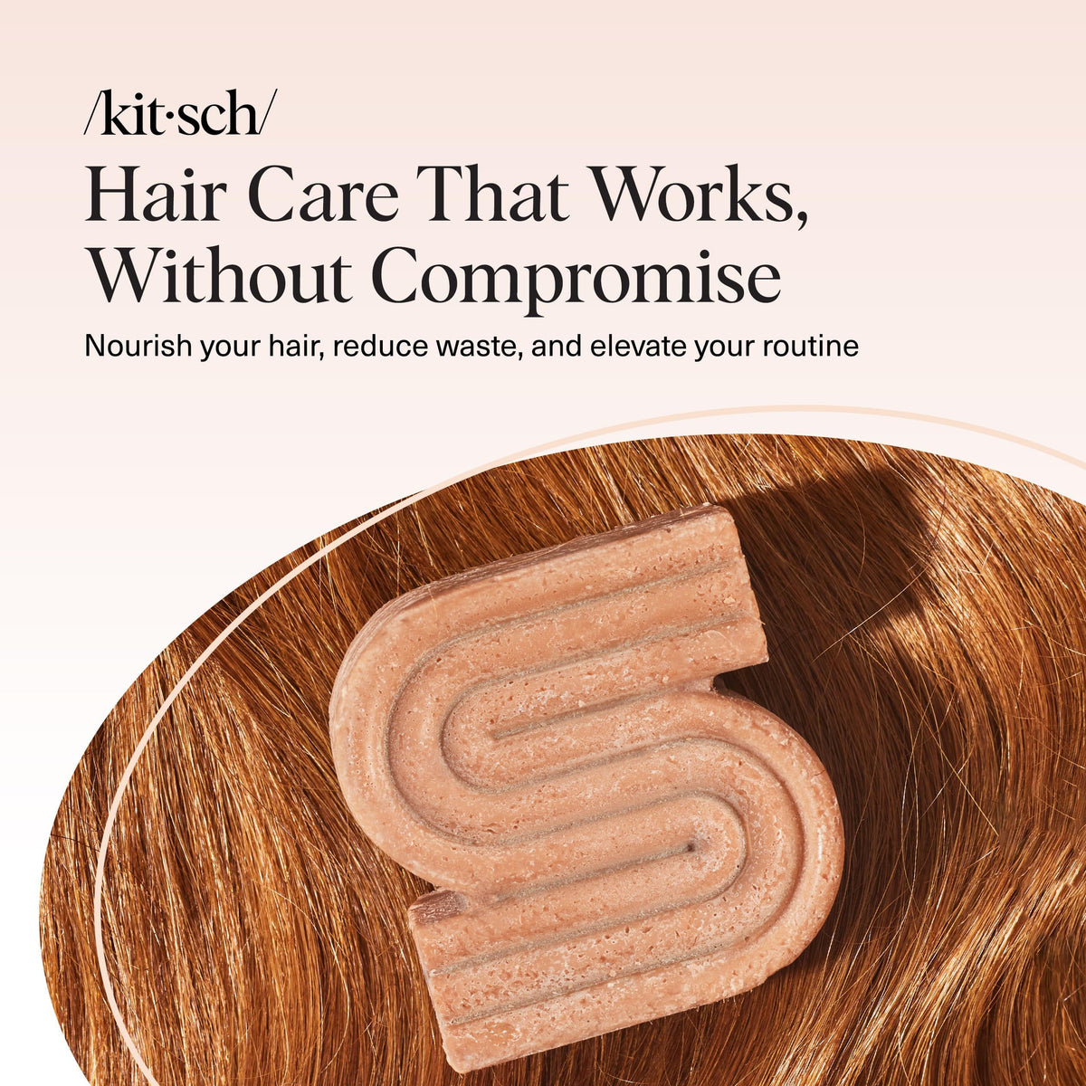 Premium imported Kitsch Rice Water Shampoo Bar for men and women hair care