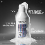 Redken sulfate-free professional shampoo bottle showcasing the citric acid formula