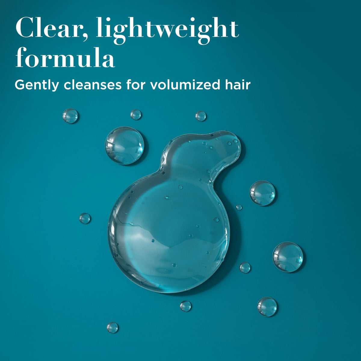 OGX nutrient infused hair cleanser for seventy two hour volume and body