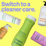 ATTITUDE strengthening hair cleanser featuring clean beauty certification logos