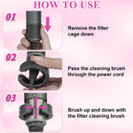 Maycreate cleaning tool attached to Dyson Supersonic handle