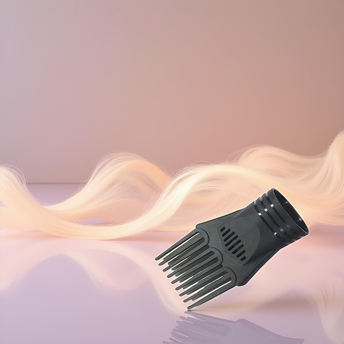 Side profile of universal blow dryer comb attachment