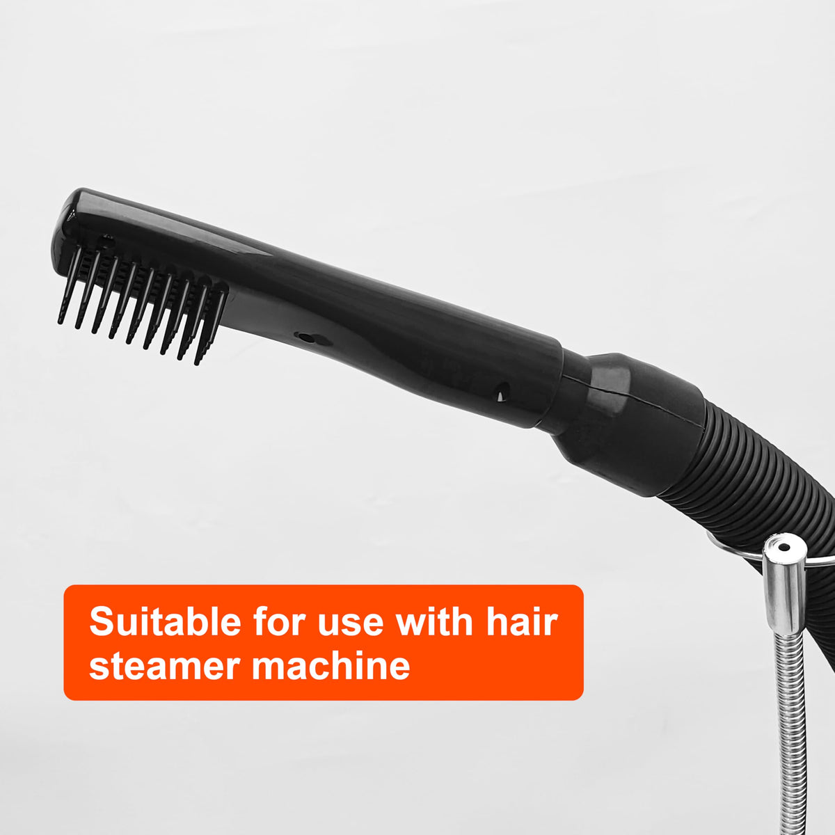 Close up of Elitzia hair steamer comb attachment bristles