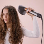 Side profile of Dxyue diffuser attachment for hair care