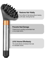 Zephblow diffuser prongs for deep hair penetration