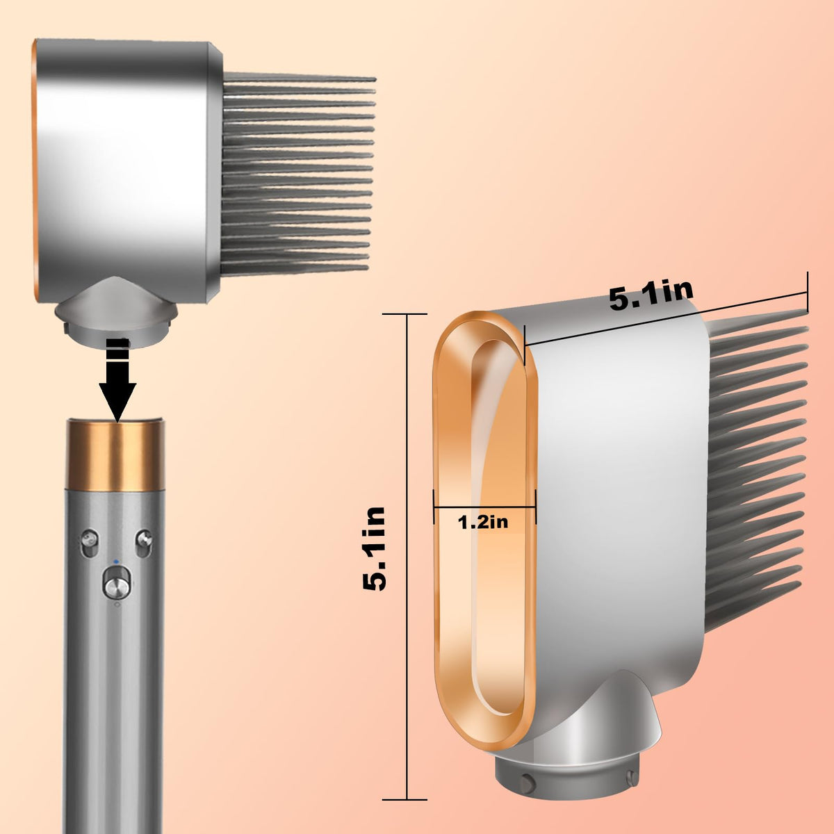 Authentic USA imported styling accessory for curly hair