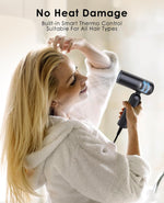 Close up of Osou hair dryer nozzle and airflow