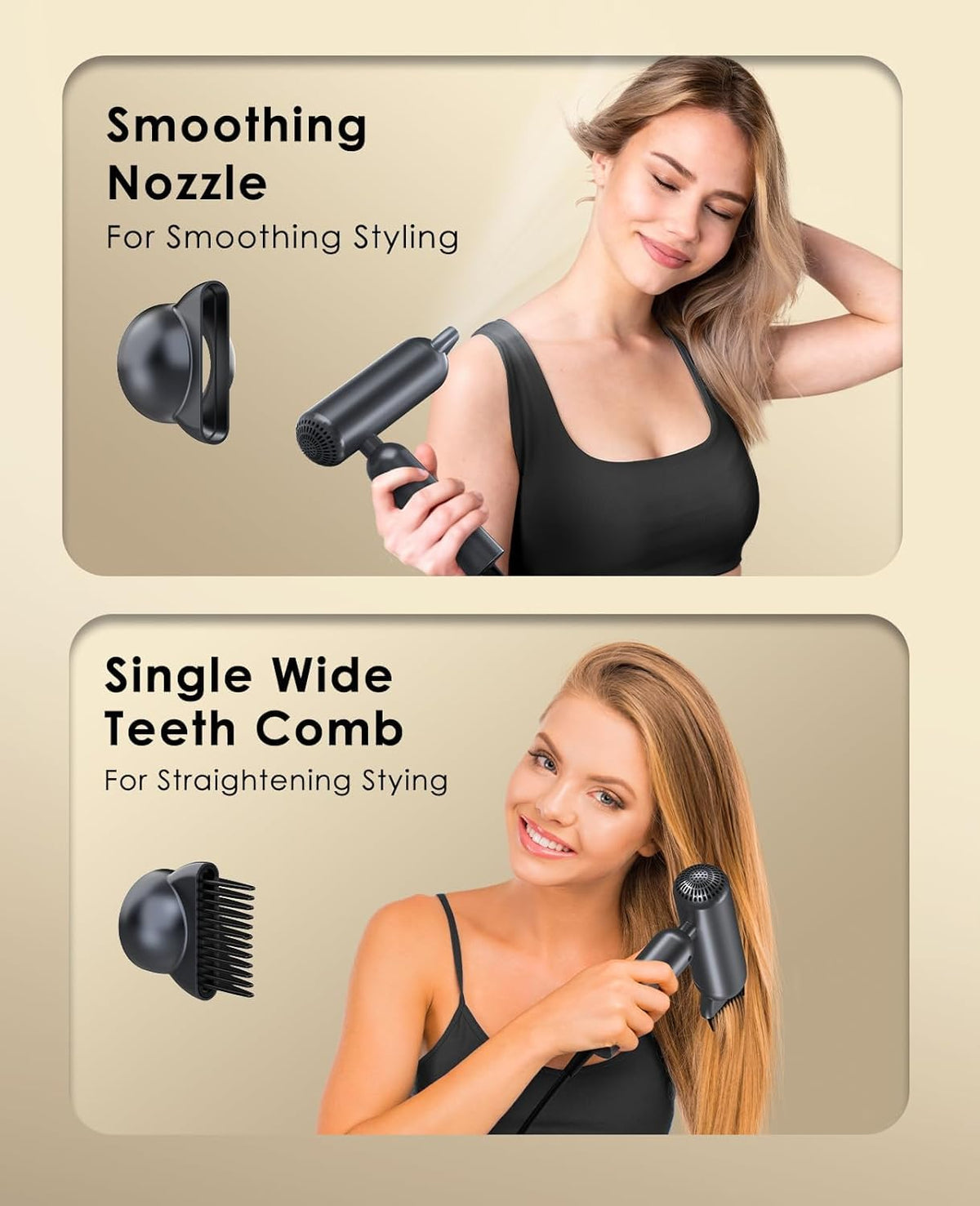 Osou blow dryer demonstrating compact travel size