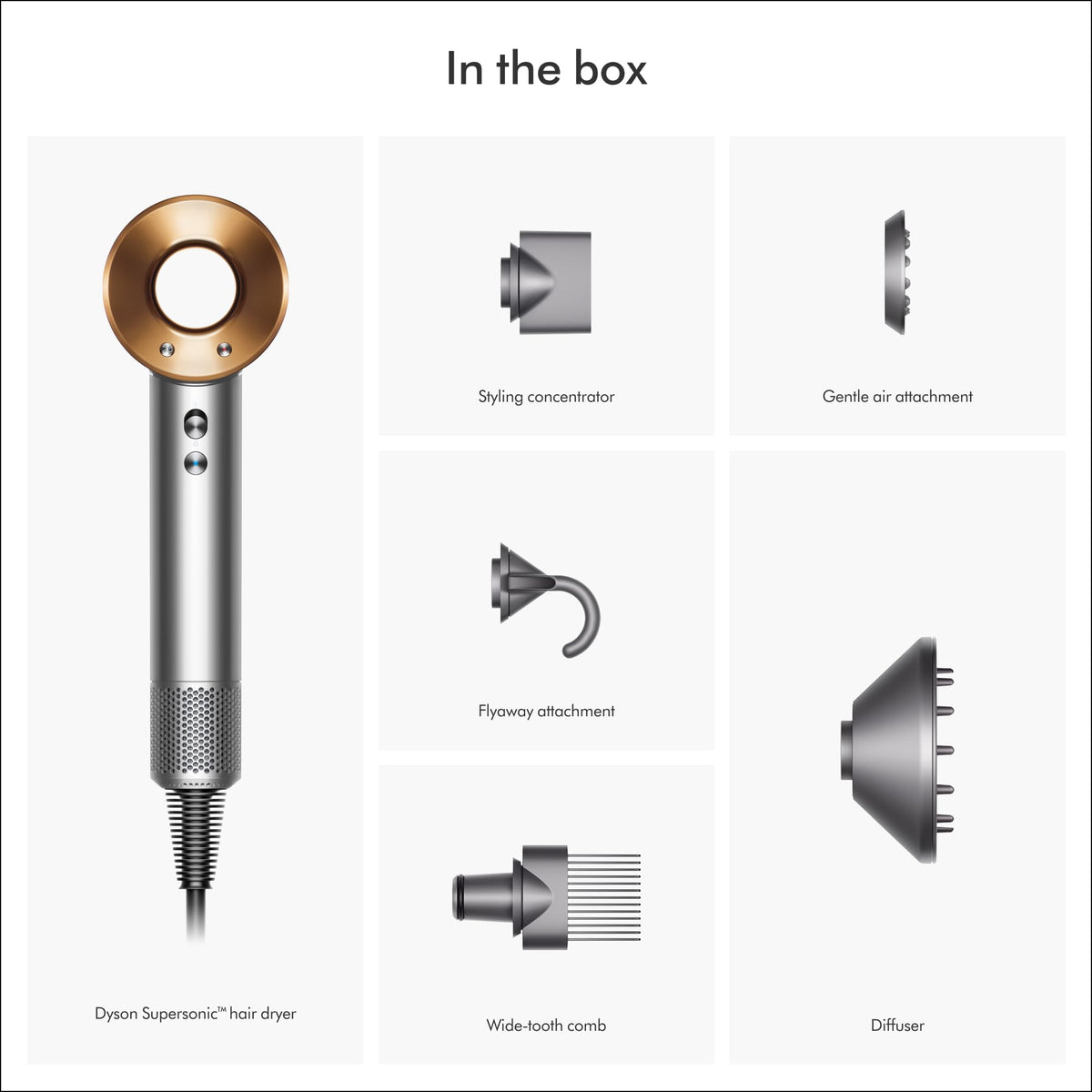 Dyson Supersonic authentic negative ion anti frizz hair dryer