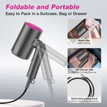 Babonir negative ion blow dryer with concentrator nozzle for straightening