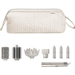 Side profile view of MagiDeal styling tool organizer highlighting neat stitching and zipper.