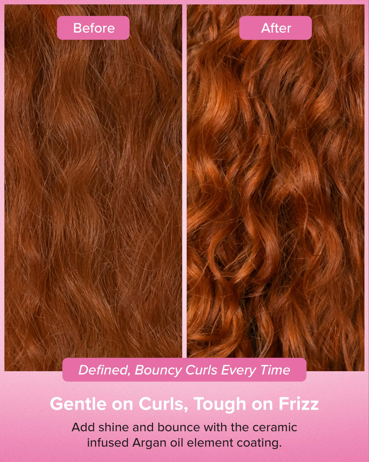 The dual heat and speed control buttons located ergonomically on the handle of the diffuser styling tool.