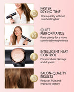 Ella Bella negative ion blow dryer with professional diffuser attachment fixed