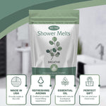 We-Tab essential oil shower melts close up view showing the compact tablet design.
