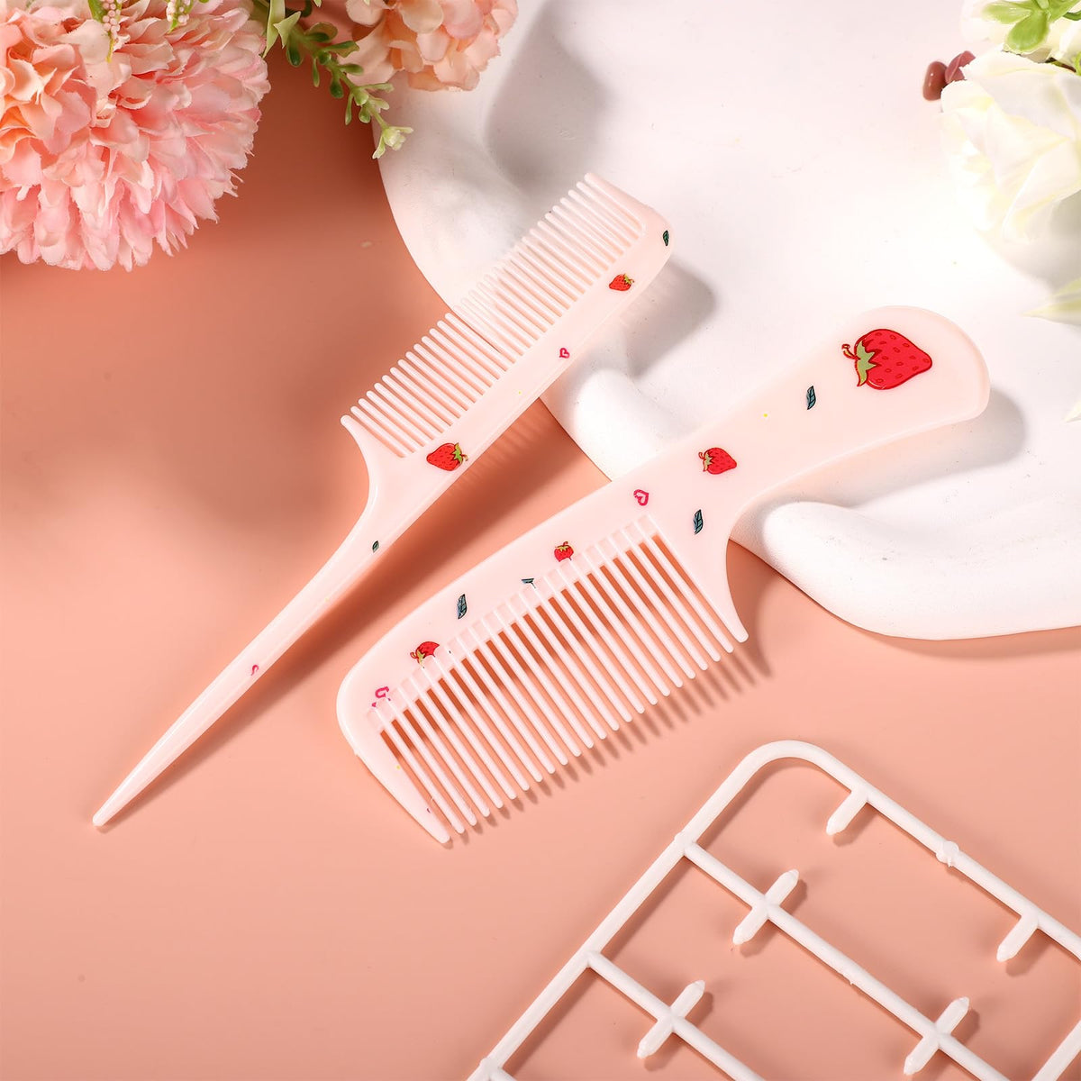 Two piece hair comb set for toddlers and kids