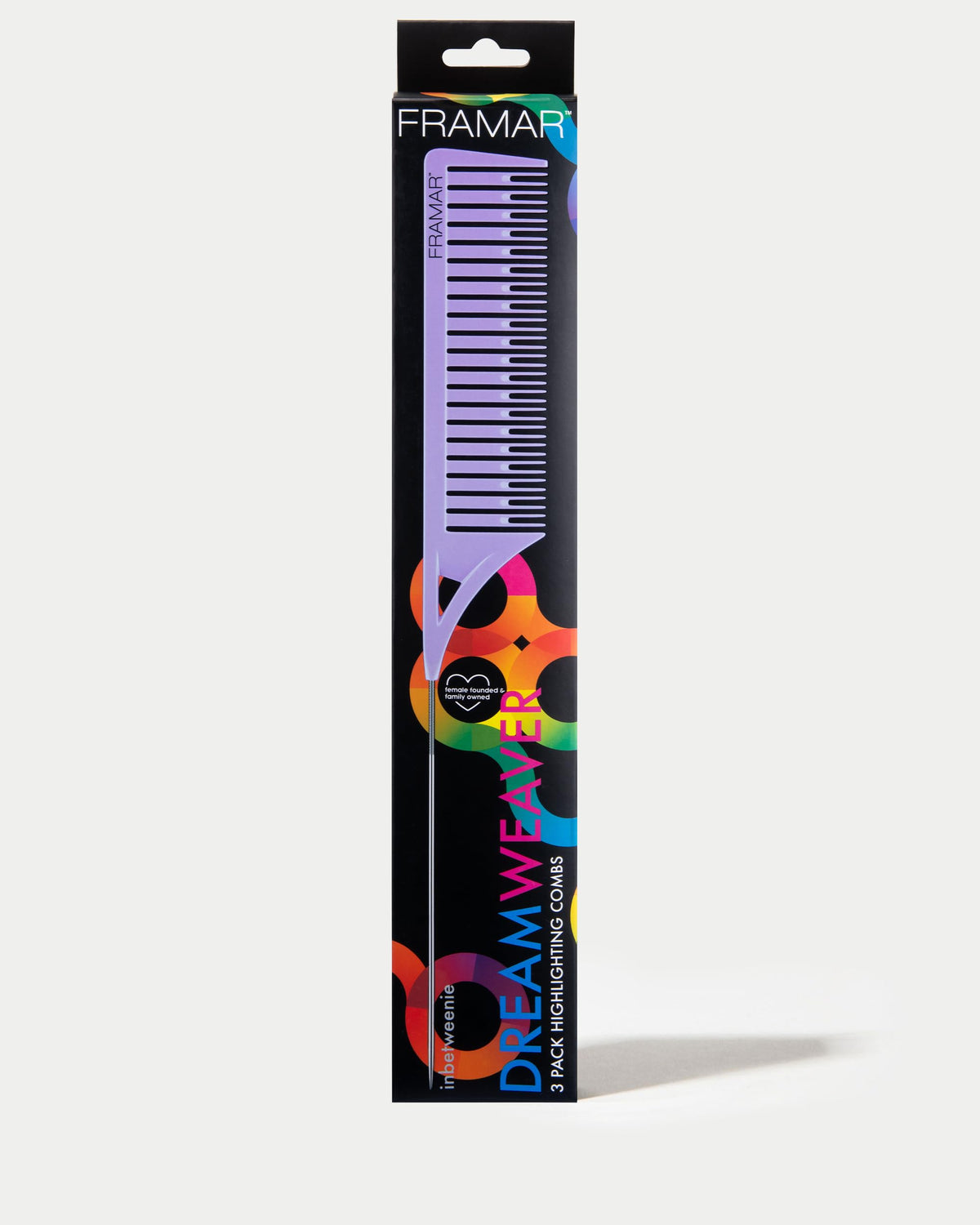 Hair coloring tools Framar Dreamweaver comb set arrangement