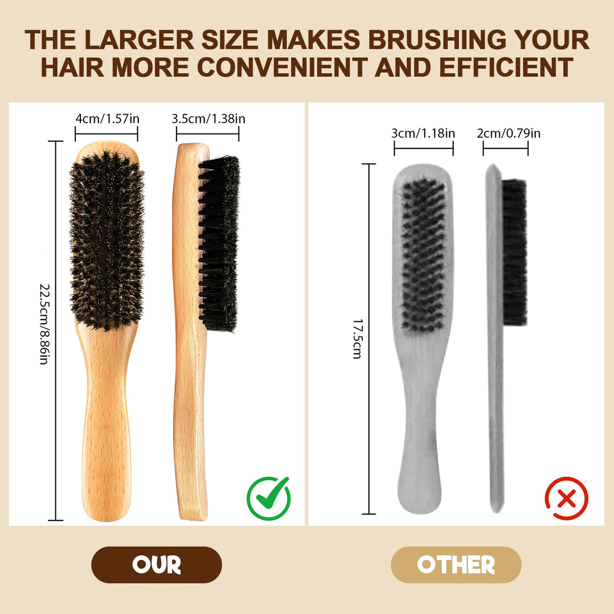 Precision tail comb for hair sectioning and parting