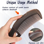 Side profile of Dafeng detoxing dandruff removal comb