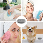 Pqruu silicone body scrubber set packaged for sale