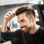 Black unbreakable pocket comb for men beard styling
