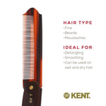 Kent men pocket comb resting beside a premium beard balm for styling reference
